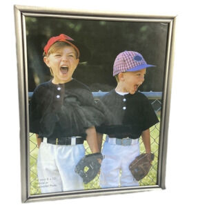 NWT 8X10 Traditional Pewter Silver Metal Photo Frame